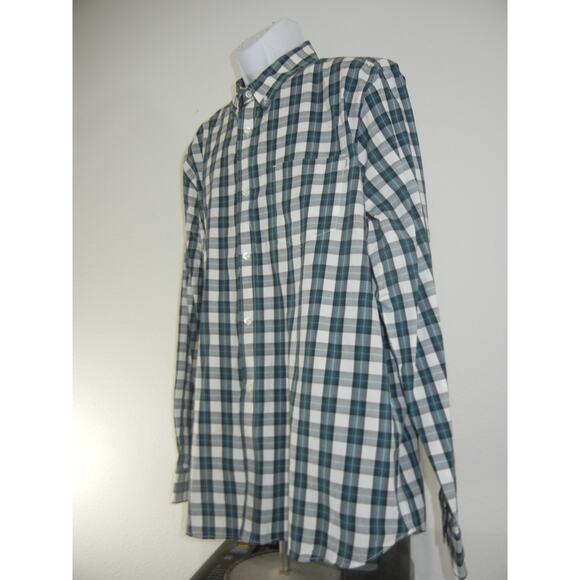 Timberland Shirt Men's XXL 2XL Regular Fit Button Up  Green Long‎ Sleeve Cotton - Picture 5 of 8